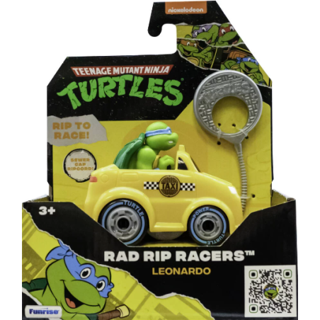 Tortugas Ninja Super Vehículo Para Lanzar Leonardo 9 Cm