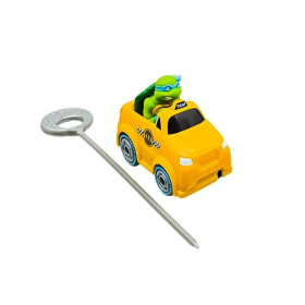 Tortugas Ninja Super Vehículo Para Lanzar Leonardo 9 Cm 2