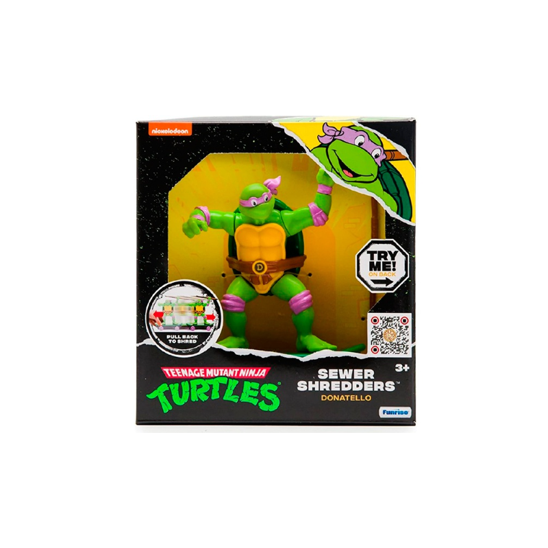 Tortugas Ninja Luchador Donatello 13 Cm Clásico