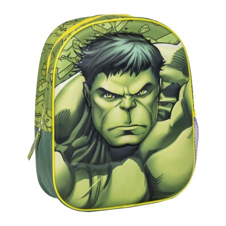 Marvel Mochila Infantil 3D Avengers Hulk
