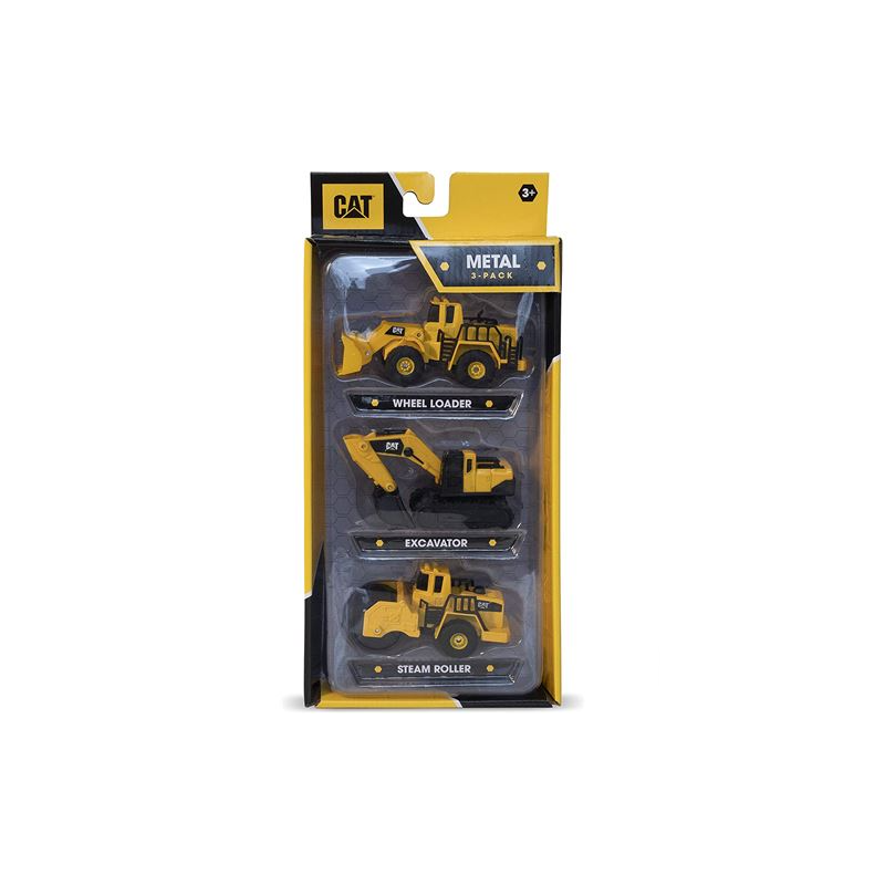 Cat Vehículos Construcción Metal 3 Pack B