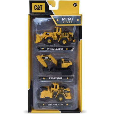Cat Vehículos Construcción Metal 3 Pack B
