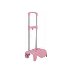 Carro C/Plataforma Rosa Para Mochila