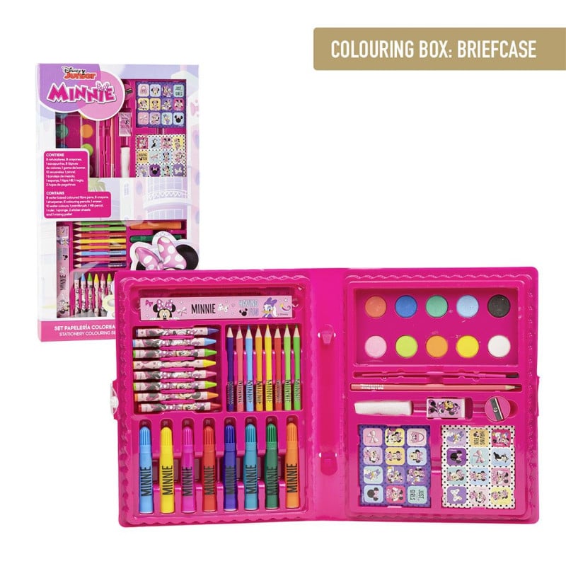 Set Papelería Caja Minnie