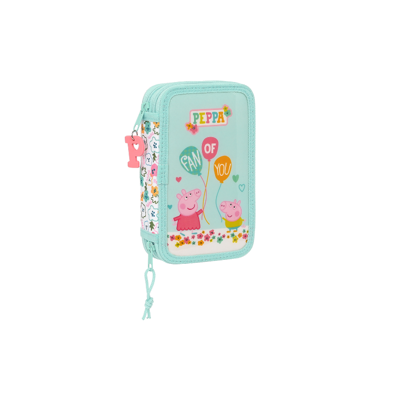 Peppa Pig Plumier Doble Pequeño 28 Piezas