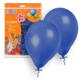 S/100 Globo Azul Marino 23 Cm
