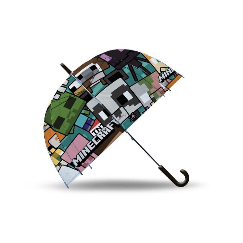 Paraguas Campana Minecraft 46 Cm.