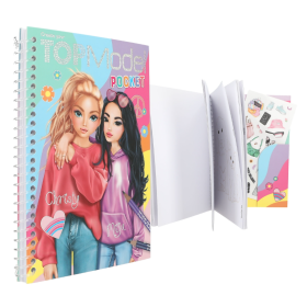 Topmodel Cuaderno Para Colorear