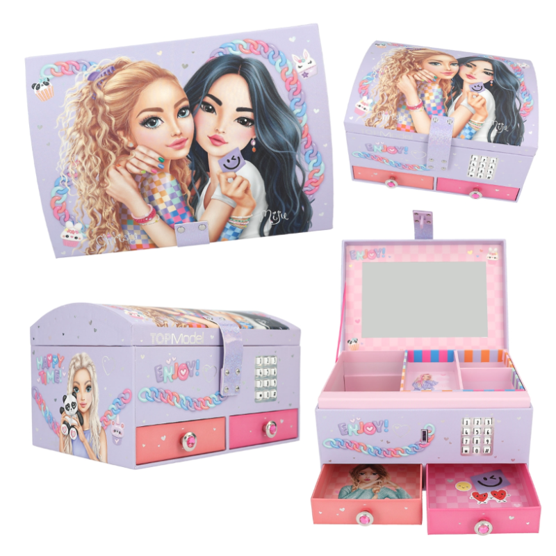 Top Model Joyero Grande Con Código Y Sonido