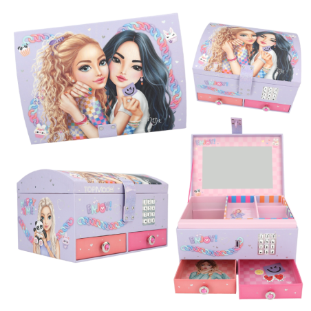 Top Model Joyero Grande Con Código Y Sonido