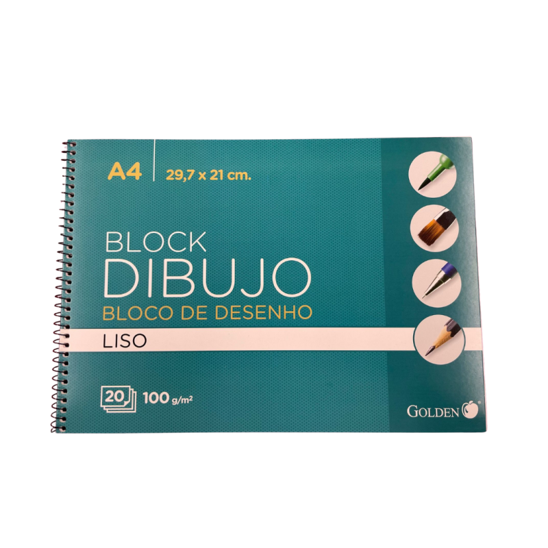 Golden Cuaderno De Dibujo A4 Picture