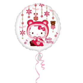 Hello Kitty Globo Invierno