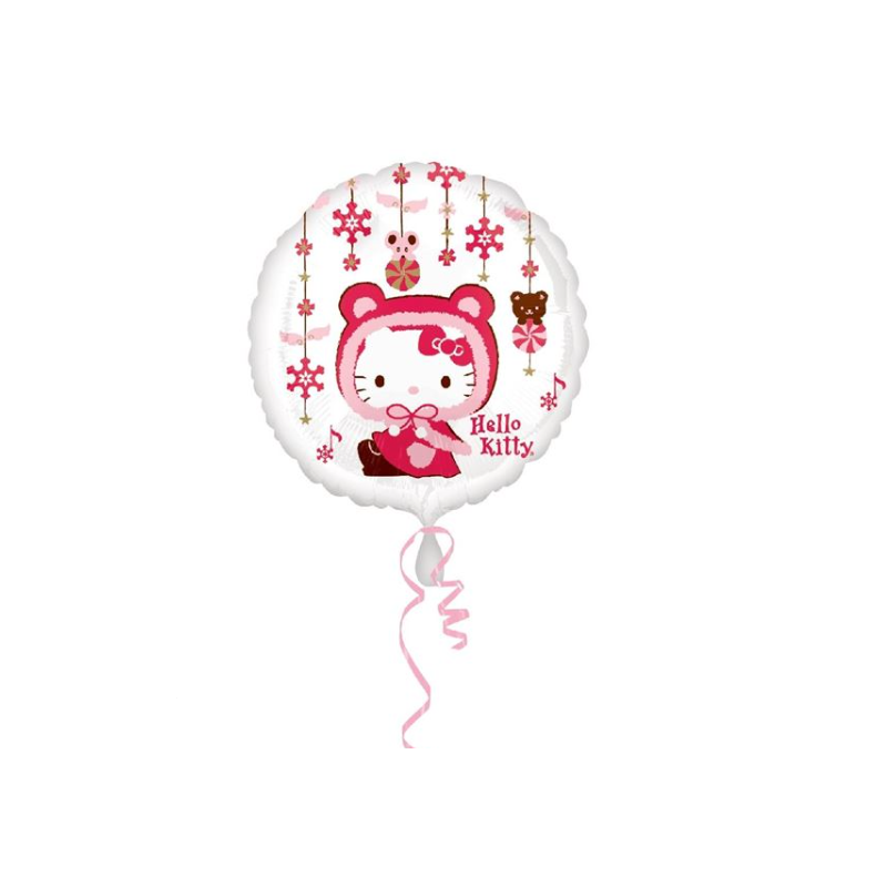 Hello Kitty Globo Invierno