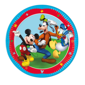 Platos Mickey 23 Cm 8 Uds