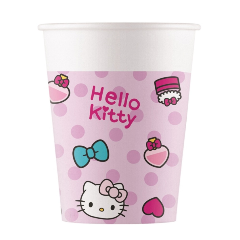 Hello Kitty Vasos Fashion 8 Uds