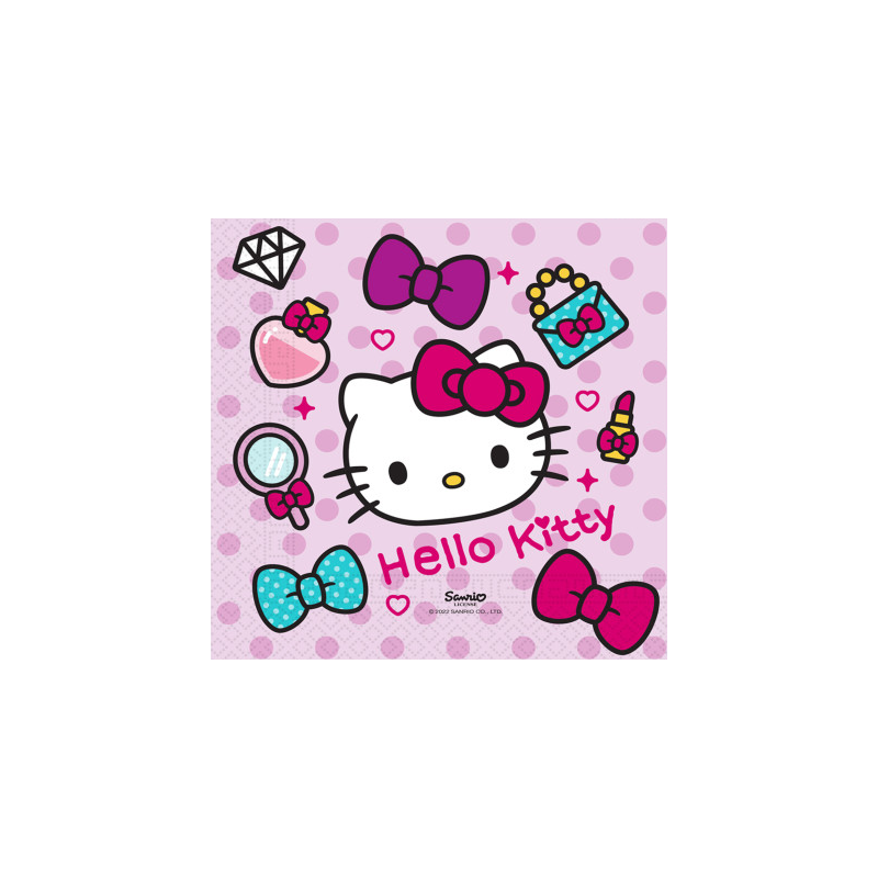 Hello Kitty Servilletas Fashion 20 Uds