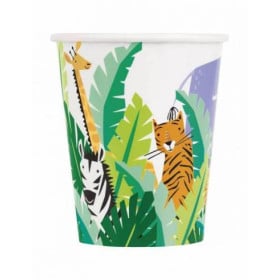 Vasos Papel Safari 8ud