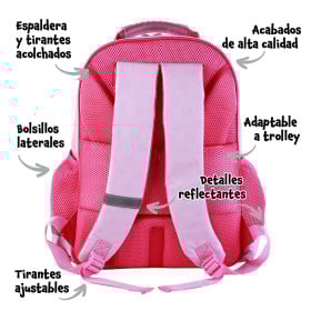 Barbie Mochila Doble Fashion 41,5 Cm 2