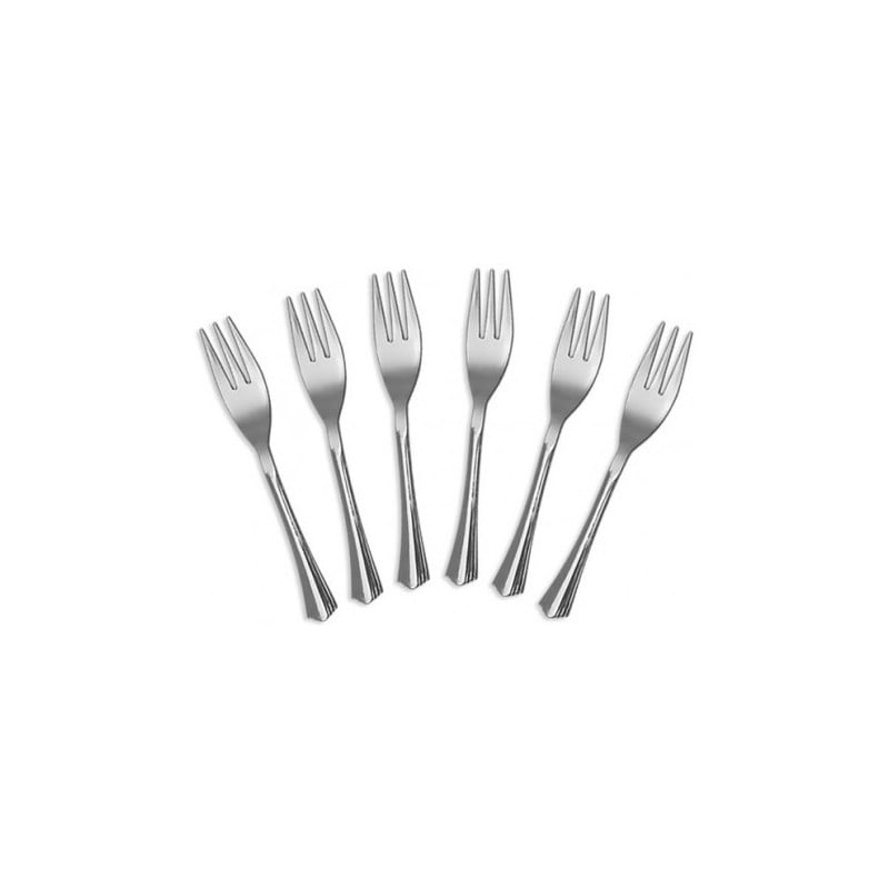 6 Tenedores De Postre Happy Hours