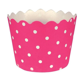 Baking Cups Candy Pink Lunares