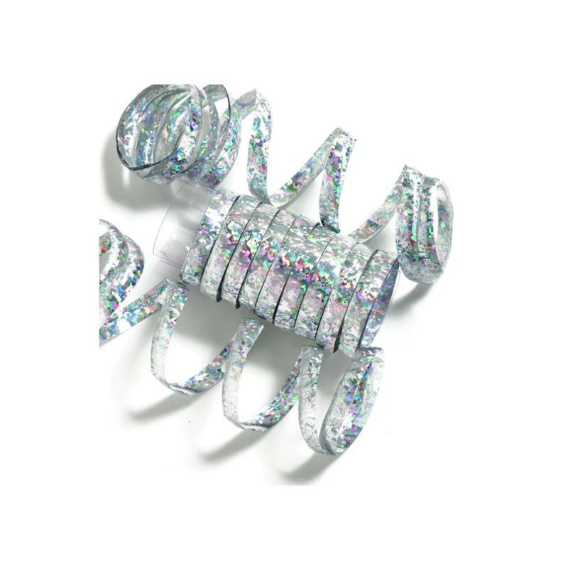 Serpentina Holográfica Plata