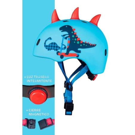 Casco Dinosaurio 3D Talla S Micro