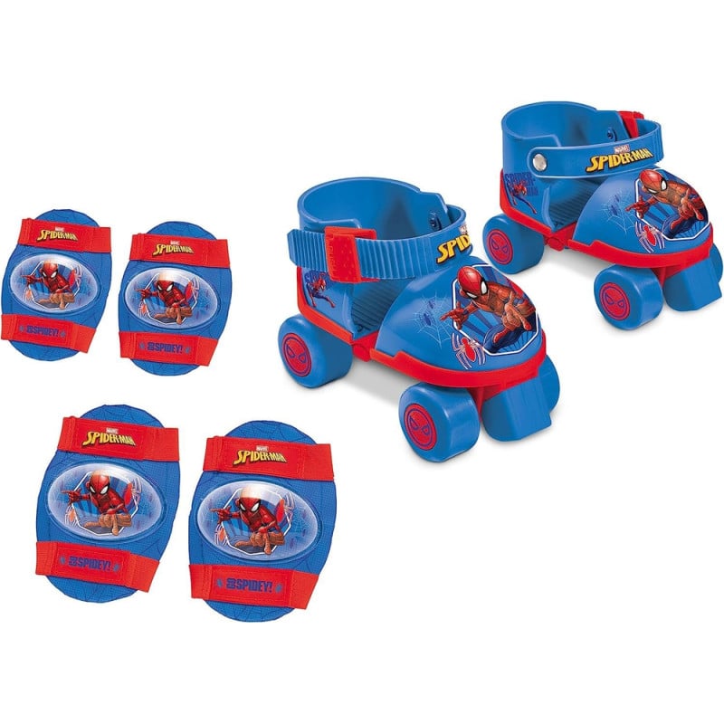 Patines Y Protecciones Spiderman