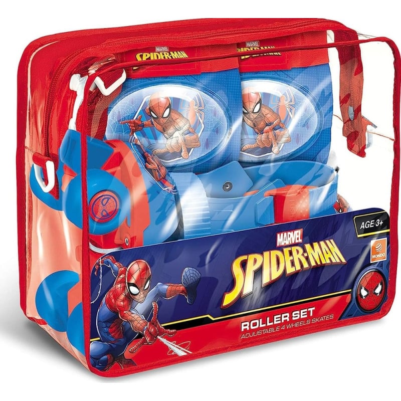 Patines Y Protecciones Spiderman