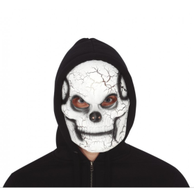 Mascara Calavera Blanca PVC