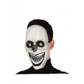 Mascara Payaso Sonriente Gris