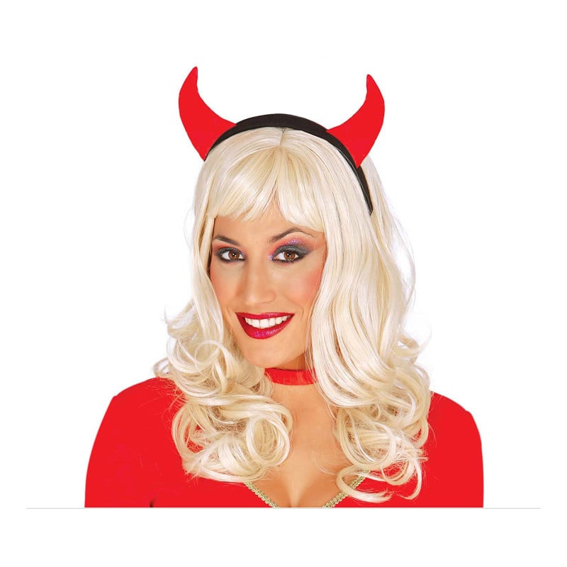 Diadema Demonio Tela