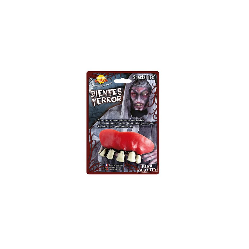 Dientes Zombie Con Pasta Termoplástica