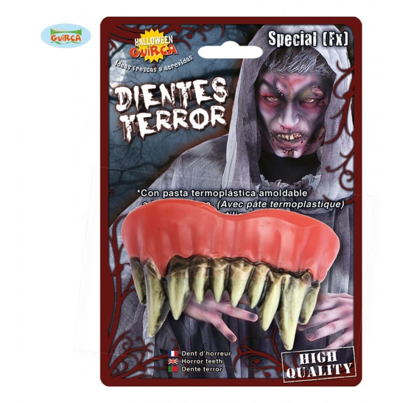 Dientes Monstruo Con Pasta Termoplástica