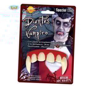 Dientes de Vampiro Con Pasta Termoplástica