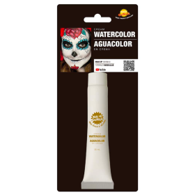 Tubo Maquillaje Al Agua Blanco 20 Ml