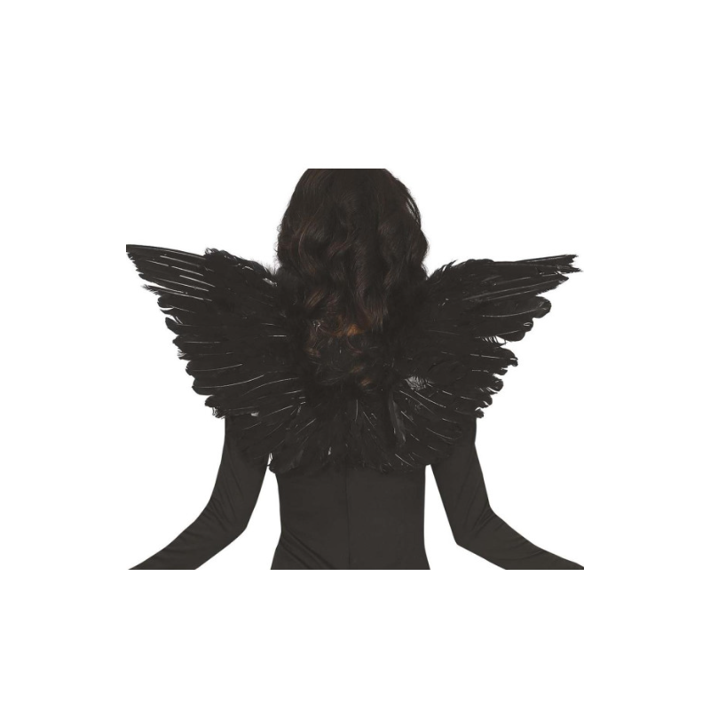 Alas De Plumas Negras 62 Cms
