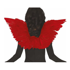 Alas De Plumas Rojas 62 Cms