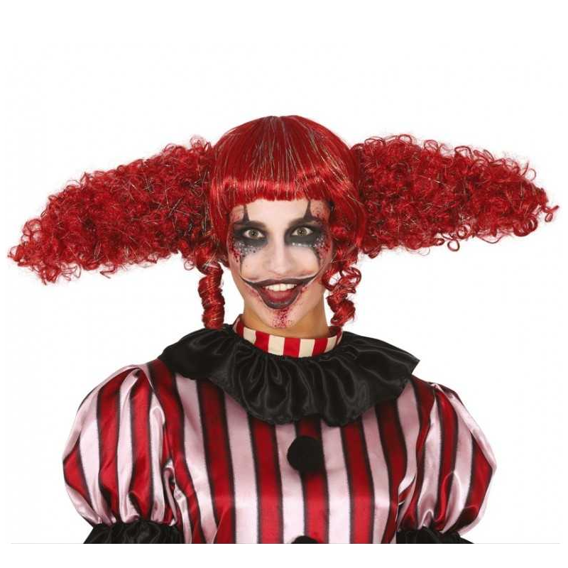 Peluca Moños Pelirroja