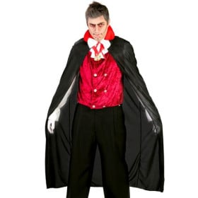 Capa Negra Vampiro 140 Cm