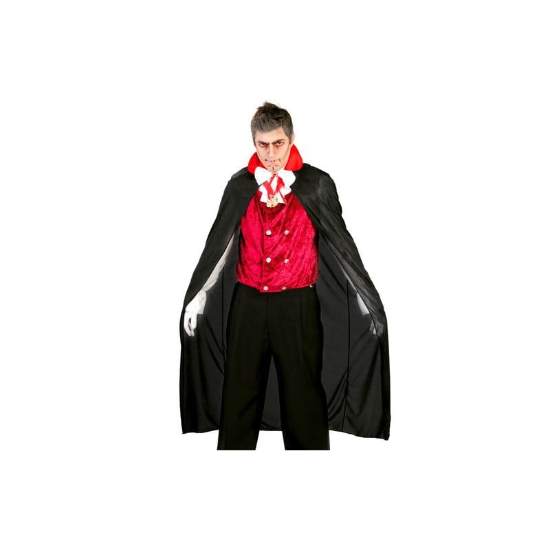 Capa Negra Vampiro 140 Cm