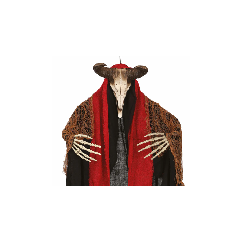 Colgante Calavera Carnero 150 Cm C/Luz