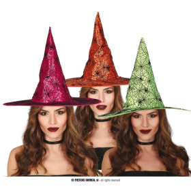 Sombrero Bruja Neón Surtido