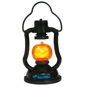 Farol Calabaza Con Luz Y Sonido 15 Cm