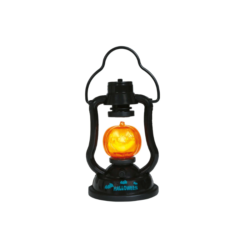 Farol Calabaza Con Luz Y Sonido 15 Cm