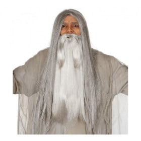 Barba Gris Extra Larga
