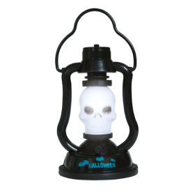 Farol Calavera Con Luz Y Sonido 15 Cm