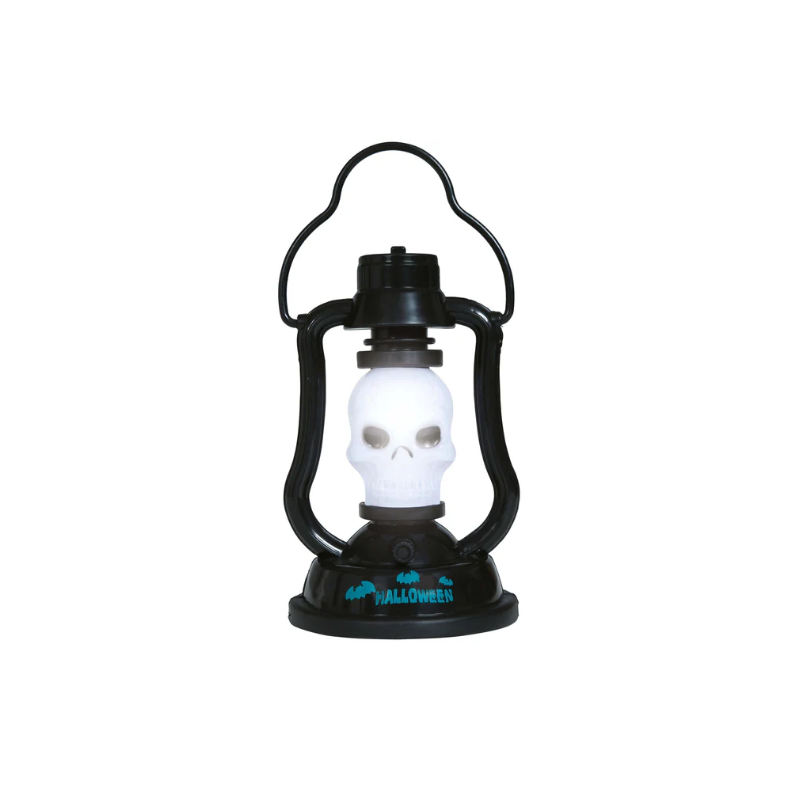 Farol Calavera Con Luz Y Sonido 15 Cm