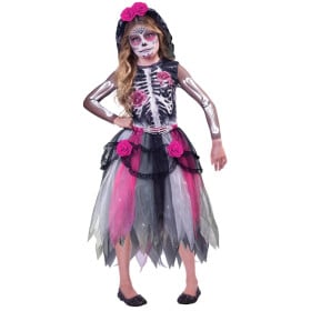Disfraz Catrina Rosa 10-12 Años