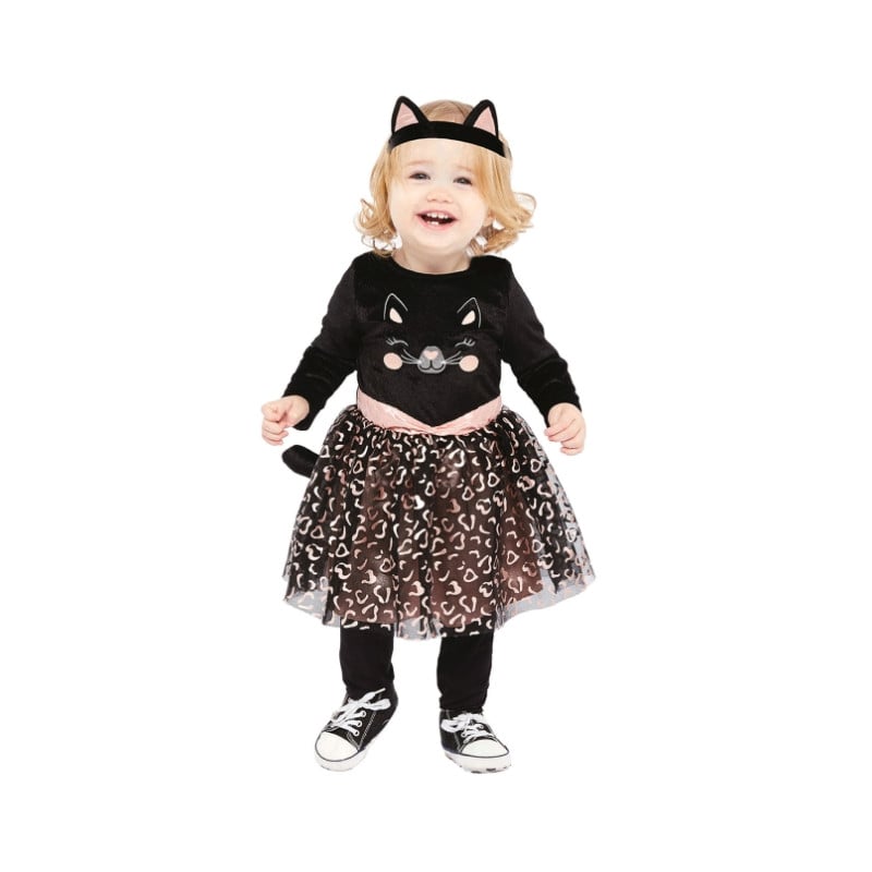 Disfraz Gato con Vestido 3-4 Años