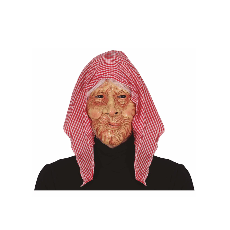 Máscara Vieja Con Capucha